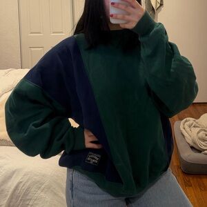 Vintage Russell Athletic Striped Crewneck Sweatshirt